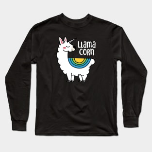 Llama Unicorn - Llamacorn Long Sleeve T-Shirt